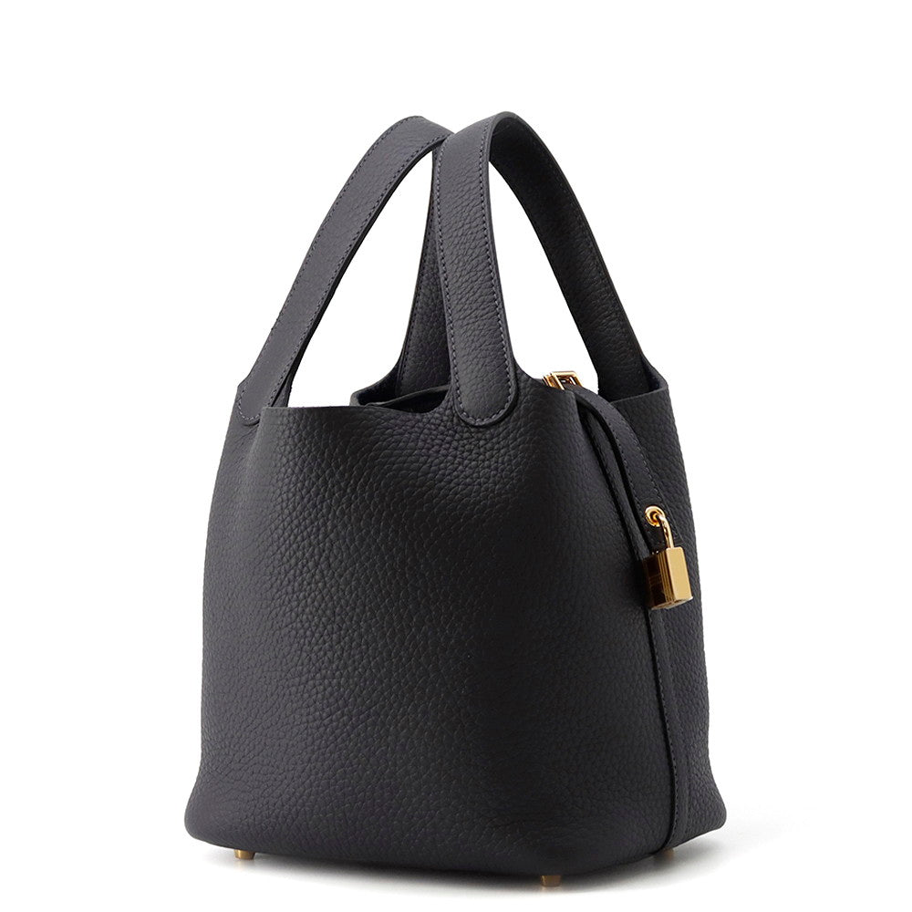 HERMES Picotin Lock Caban Taurillon Clemence Size PM
