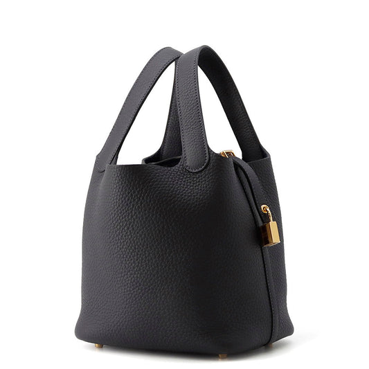 HERMES Picotin Lock Caban Taurillon Clemence Size PM