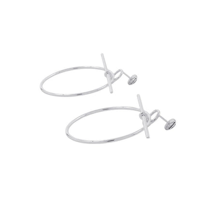 HERMES Loop Earrings Size MM SV925
