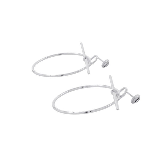 HERMES Loop Earrings Size MM SV925