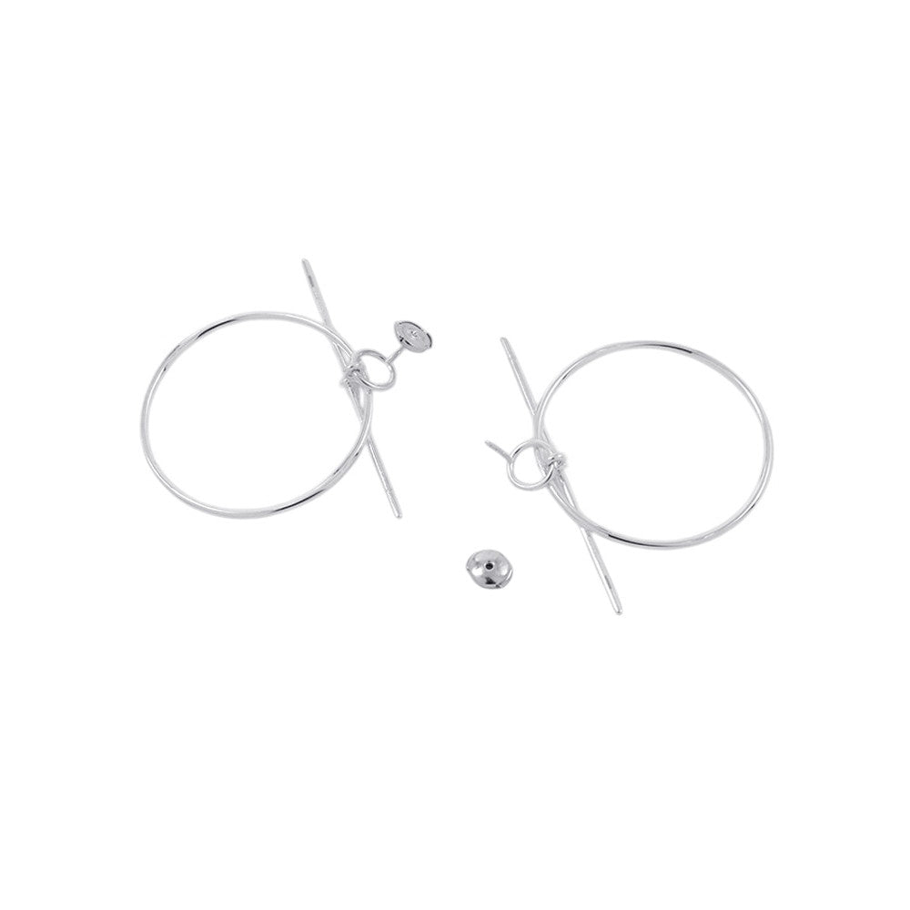 HERMES Loop Earrings Size MM SV925