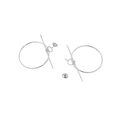 HERMES Loop Earrings Size MM SV925