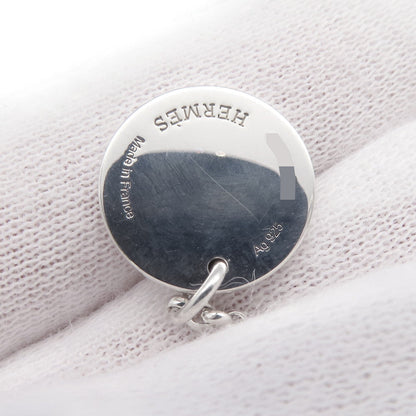 HERMES Ex Libris Necklace Size PM SV925 K18PG