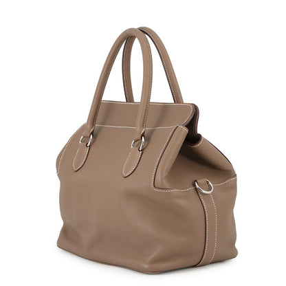 HERMES ToolBox Etoupe Swift Leather Size 26