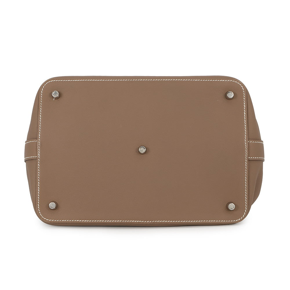 HERMES ToolBox Etoupe Swift Leather Size 26