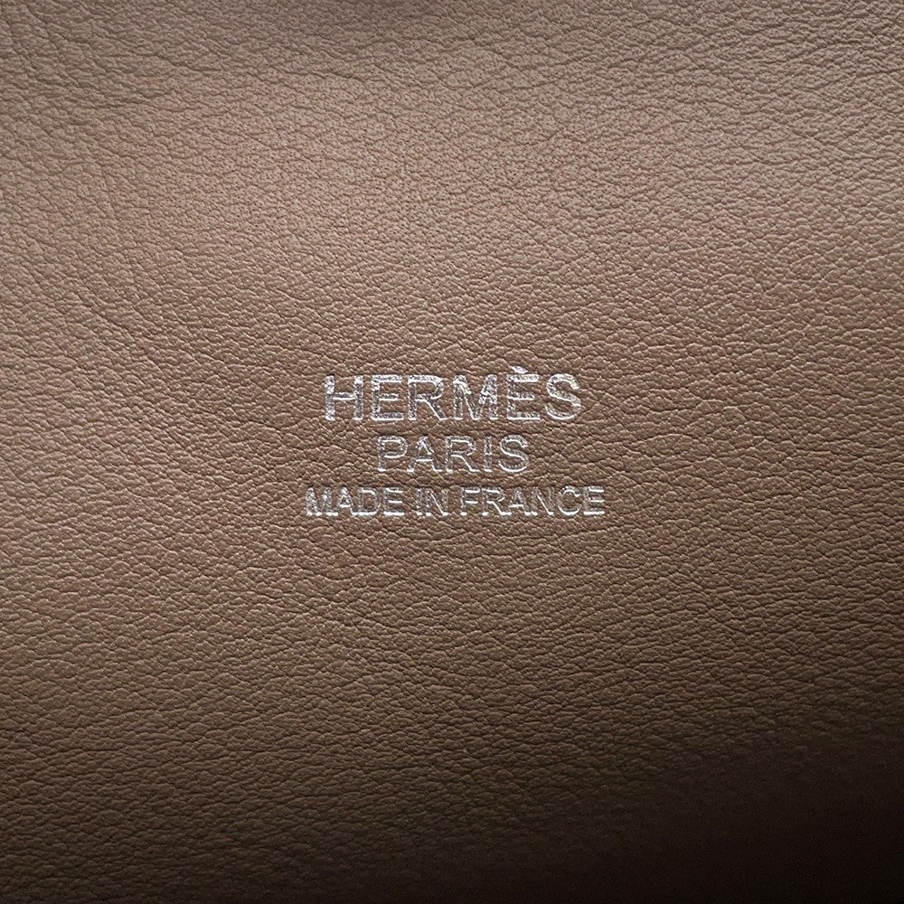 HERMES ToolBox Etoupe Swift Leather Size 26
