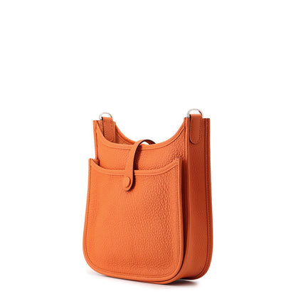 HERMES Evelyne3 Orange Taurillon Clemence Size 23