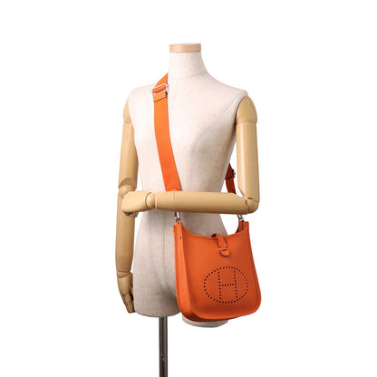 HERMES Evelyne3 Orange Taurillon Clemence Size 23