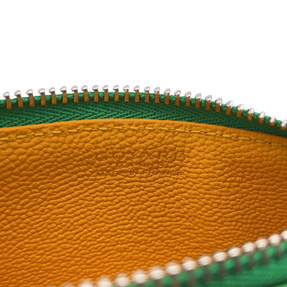 GOYARD Bourbon Zip-Around Card Holder Meadow GreenBOURBOPMLTY PVC/Leather