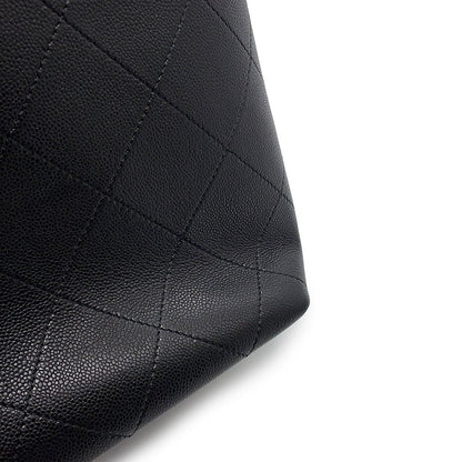 CHANEL Matelasse 2WayTote Bag BlackAS5777 Caviar Leather