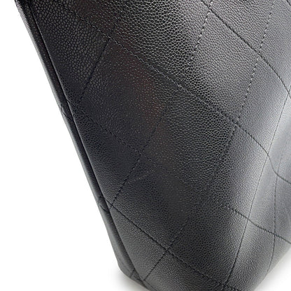 CHANEL Matelasse 2WayTote Bag BlackAS5777 Caviar Leather