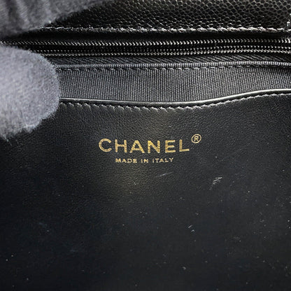CHANEL Matelasse 2WayTote Bag BlackAS5777 Caviar Leather