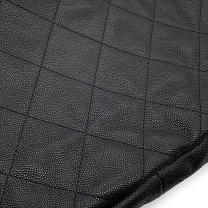 CHANEL Matelasse Hobo Bag BlackAS5384 Caviar Leather