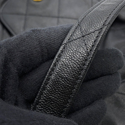 CHANEL Matelasse Hobo Bag BlackAS5384 Caviar Leather