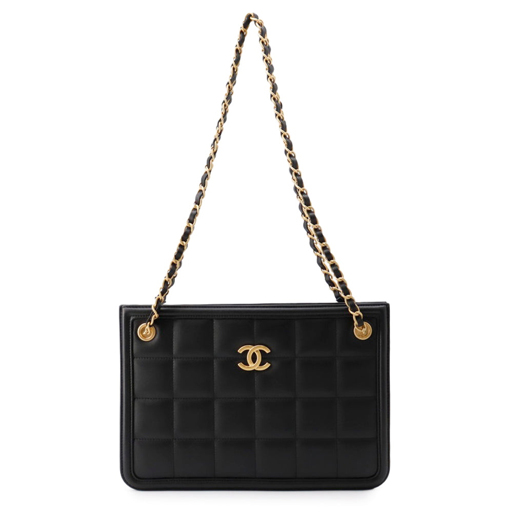 CHANEL Small Shopping Bag BlackAS5250 Lambskin