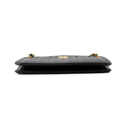 CHANEL Small Shopping Bag BlackAS5250 Lambskin