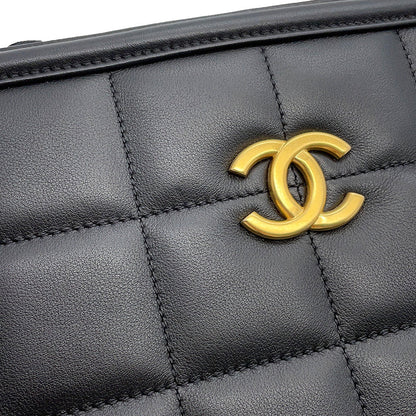CHANEL Small Shopping Bag BlackAS5250 Lambskin