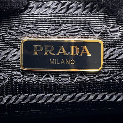 PRADA Re-Edition 2005 2WAYChainShoulder Bag Black1BH204 Saffiano LeatherLeather