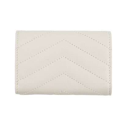 SAINT LAURENT PARIS Origami Tiny Wallet Off-white668274 Leather
