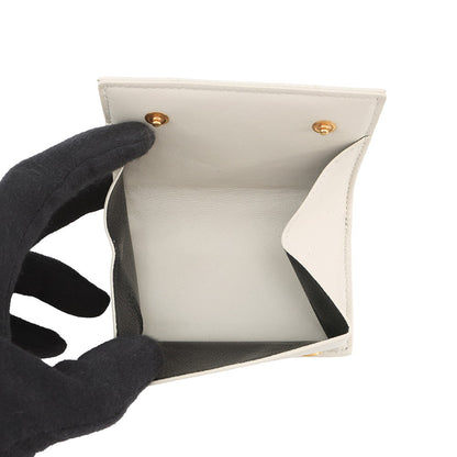 SAINT LAURENT PARIS Origami Tiny Wallet Off-white668274 Leather