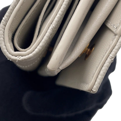 SAINT LAURENT PARIS Origami Tiny Wallet Off-white668274 Leather