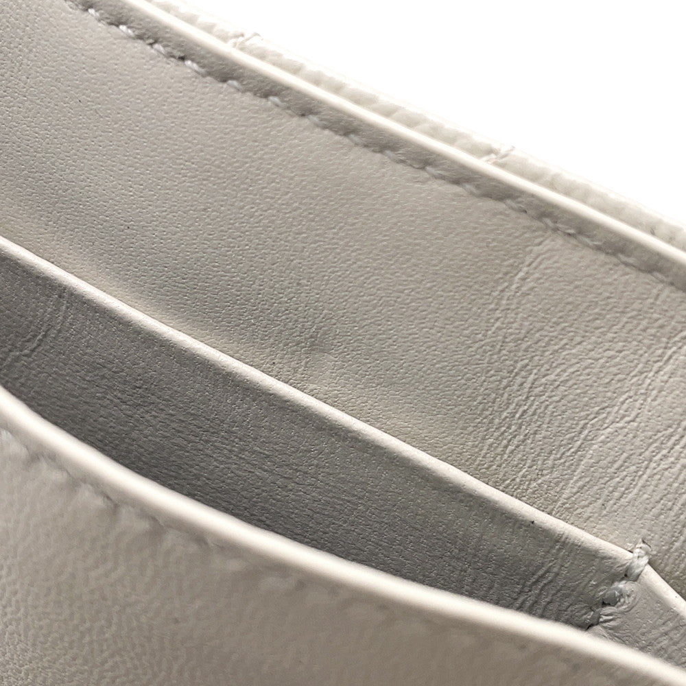 SAINT LAURENT PARIS Origami Tiny Wallet Off-white668274 Leather