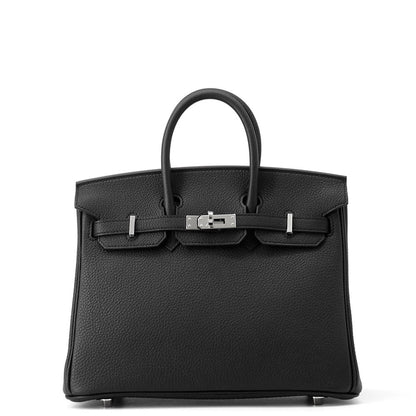 HERMES Birkin Black Togo Leather Size 25