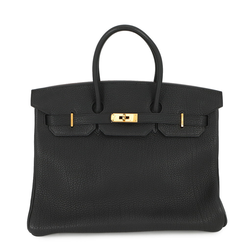 HERMES Birkin Black Togo Leather Size 35