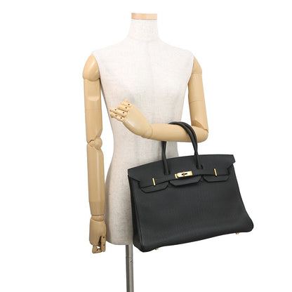 HERMES Birkin Black Togo Leather Size 35