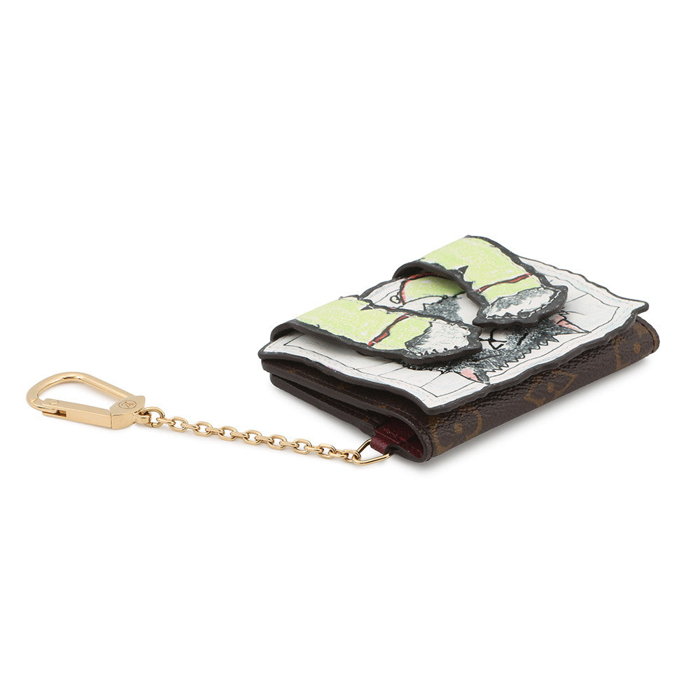 LOUIS VUITTON Pouch Purse Brown/WhiteM25732 Monogram CowhideLeather