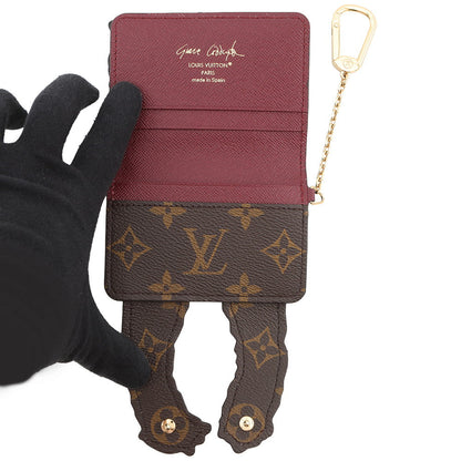 LOUIS VUITTON Pouch Purse Brown/WhiteM25732 Monogram CowhideLeather