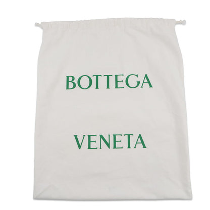 Bottega Veneta Maxi INTRECCIATO Brique Cassette Handbag IndigoBlack/White Tweed Leather