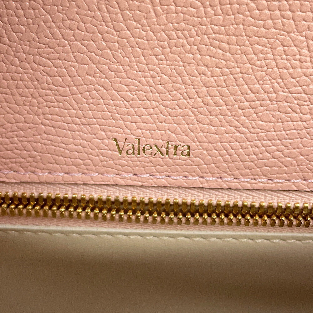 Valextra Valextra Idide 2WAY Handbag PeoniaWBES0056028LOC99PN Soft Calf Leather Size Medium