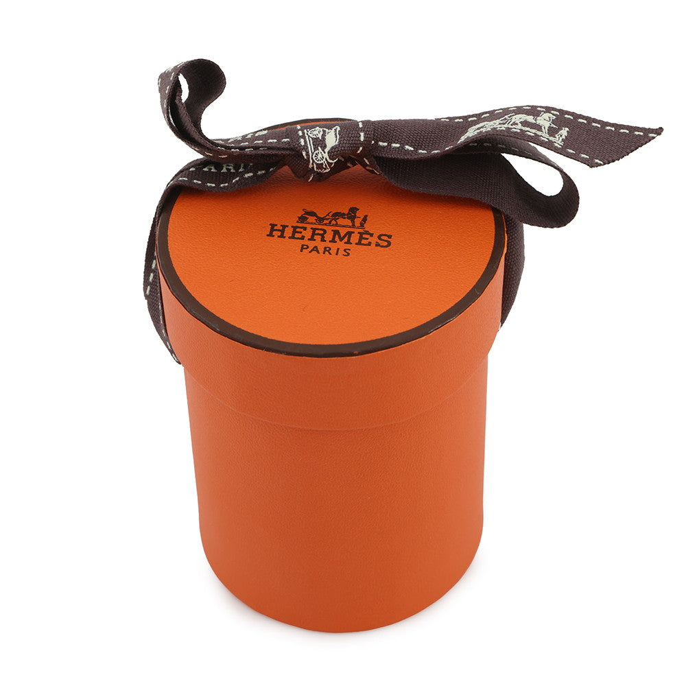 HERMES Twilly A Thousand and One Rabbits Mille et Un Lapins Parme/Rose Vif/Camel Silk100%