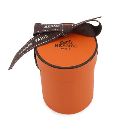 HERMES Twilly Crouthe Cavalier En Formes Blanc/Gris/Brown Silk100%