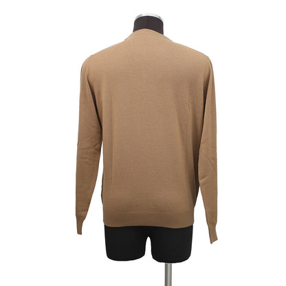 FENDI Logo sweateater Size 48 BrownFZX091 Wool98% Polyurethane2%