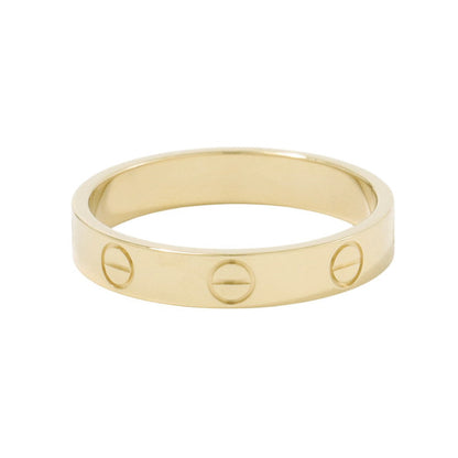 CARTIER Mini Love Ring Size 55/#15B4085055/B4085000 18K Yellow Gold
