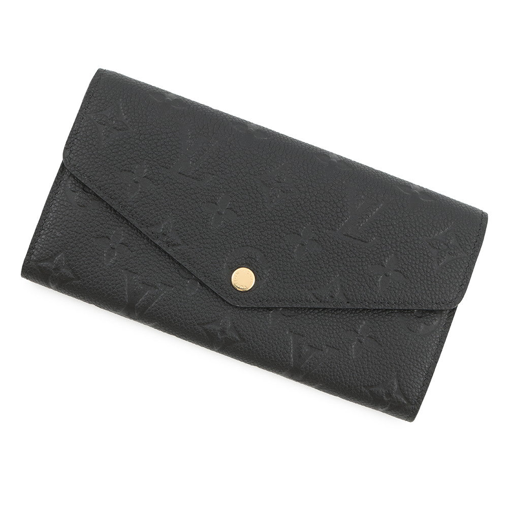 LOUIS VUITTON Portefeuille Sarah NoirM82257 Monogram Empreinte Leather