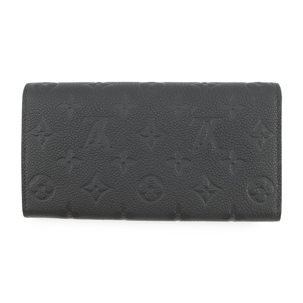 LOUIS VUITTON Portefeuille Sarah NoirM82257 Monogram Empreinte Leather