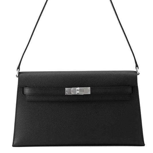 HERMES Kelly Elan Black Epsom