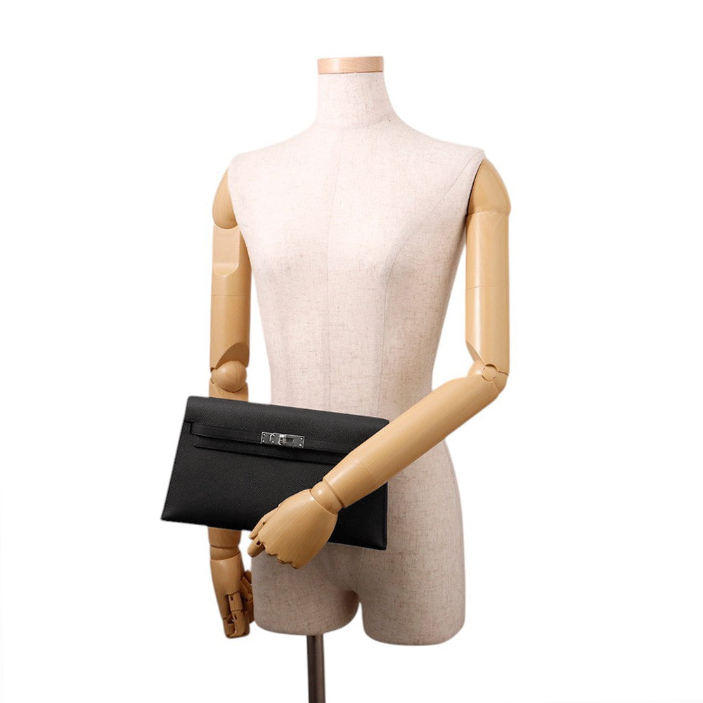 HERMES Kelly Elan Black Epsom