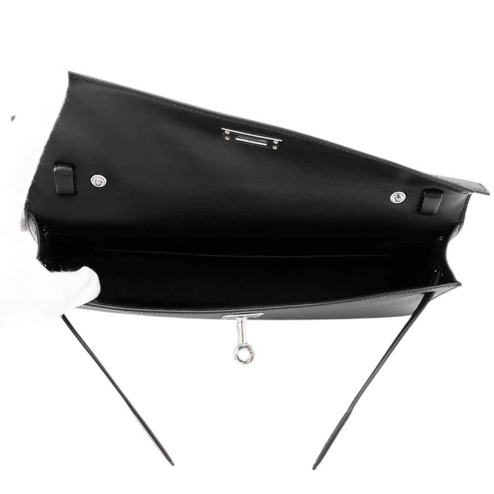HERMES Kelly Elan Black Epsom