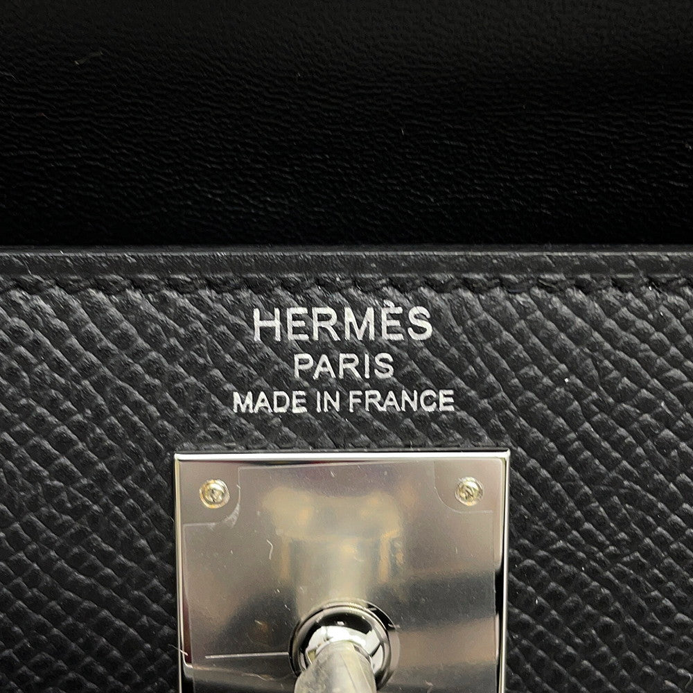 HERMES Kelly Elan Black Epsom