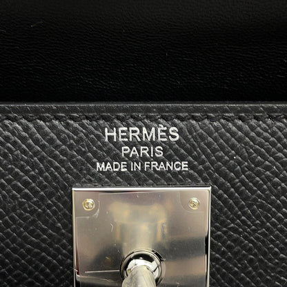 HERMES Kelly Elan Black Epsom
