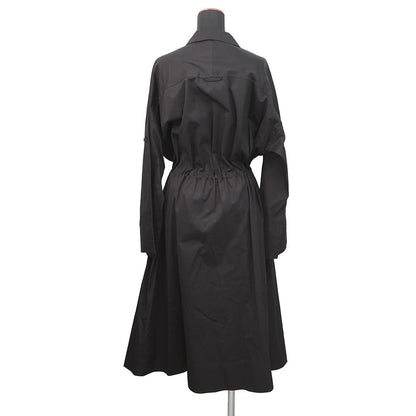 HERMES Shirt dress Crude Selle Size 36 BlackH5E0573DV 0236 Cotton100%