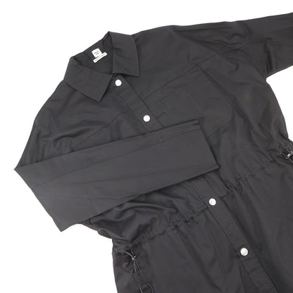 HERMES Shirt dress Crude Selle Size 36 BlackH5E0573DV 0236 Cotton100%