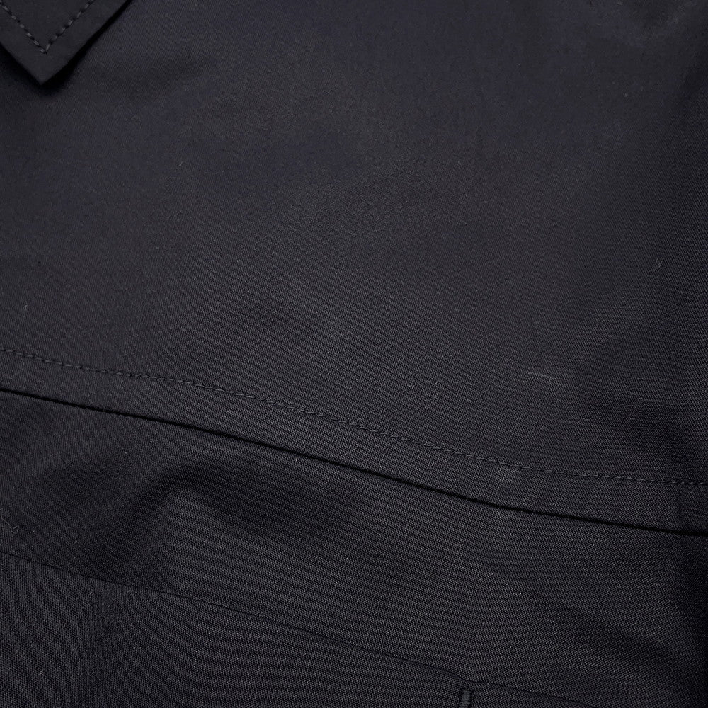 HERMES Shirt dress Crude Selle Size 36 BlackH5E0573DV 0236 Cotton100%