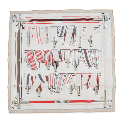 HERMES Handkerchief Sangle Ann Finesse FauveH241038G 03 Cotton 100%