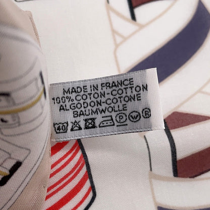 HERMES Handkerchief Sangle Ann Finesse FauveH241038G 03 Cotton 100%