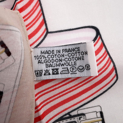 HERMES Handkerchief Sangle Ann Finesse FauveH241038G 03 Cotton 100%